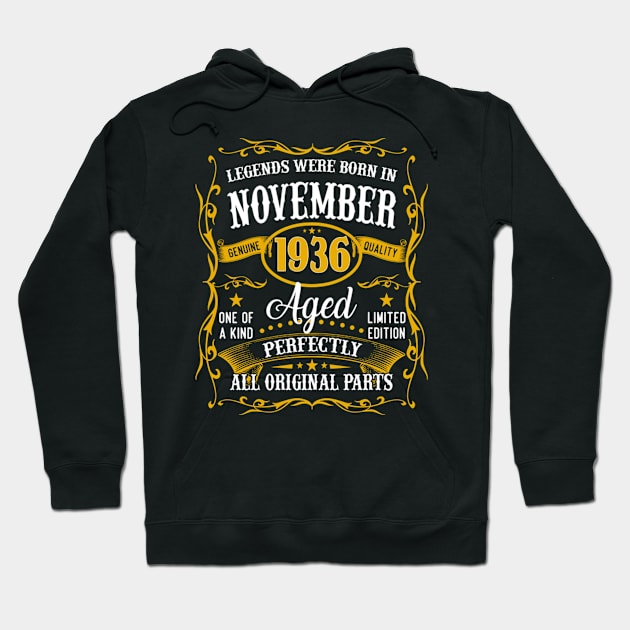 November 1936 84Th 84 Hoodie by SnugFarm